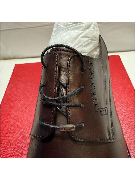 Leizilei Mens Black Leather Oxford Wedding Dress Shoes Size 13.5 NEW main image 5